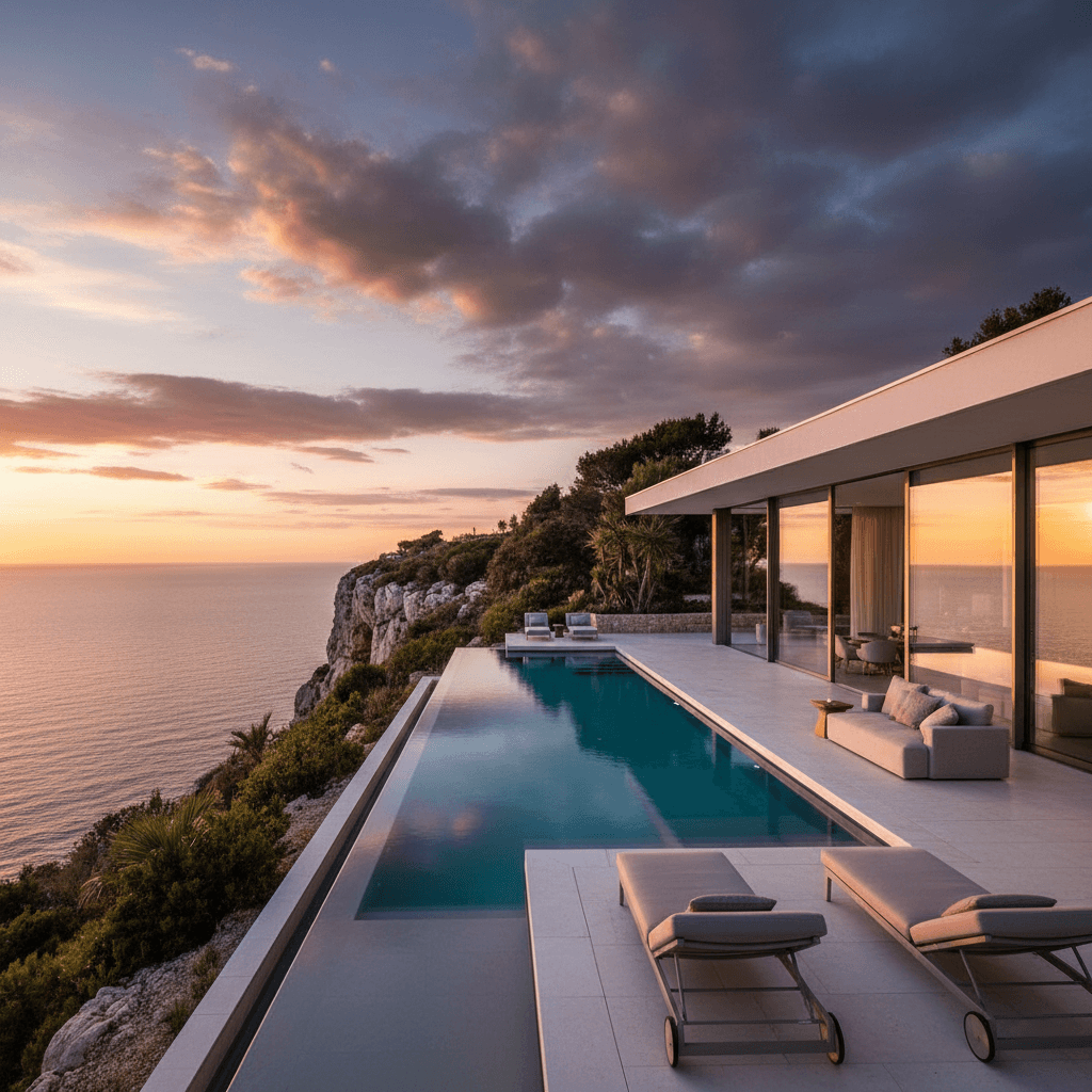 The Cliffside Sanctuary — Luxury architecture project by PNR Design