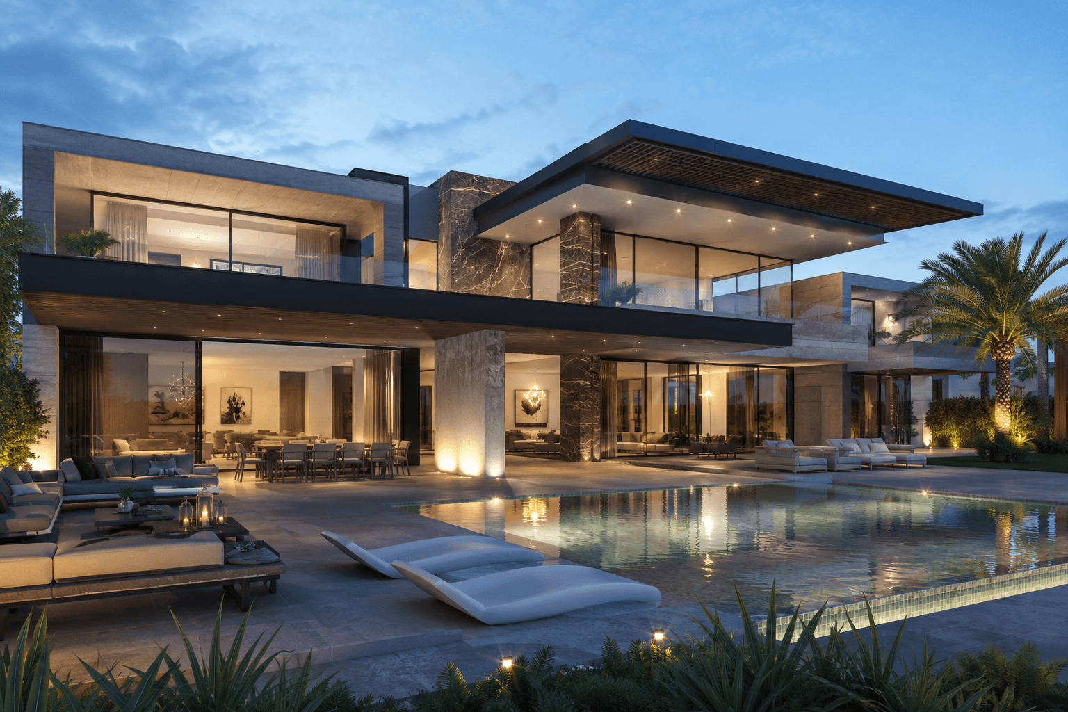 The Obsidian Residence — Luxury architecture project by PNR Design